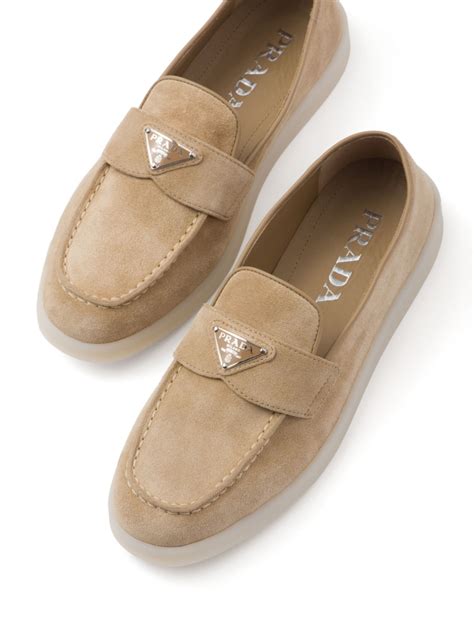 prada loafers sale|prada suede loafer booties.